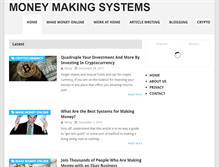 Tablet Screenshot of moneymakingsystems.net